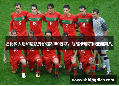归化多人后印尼队身价超2400万欧，超越卡塔尔排亚洲第八。